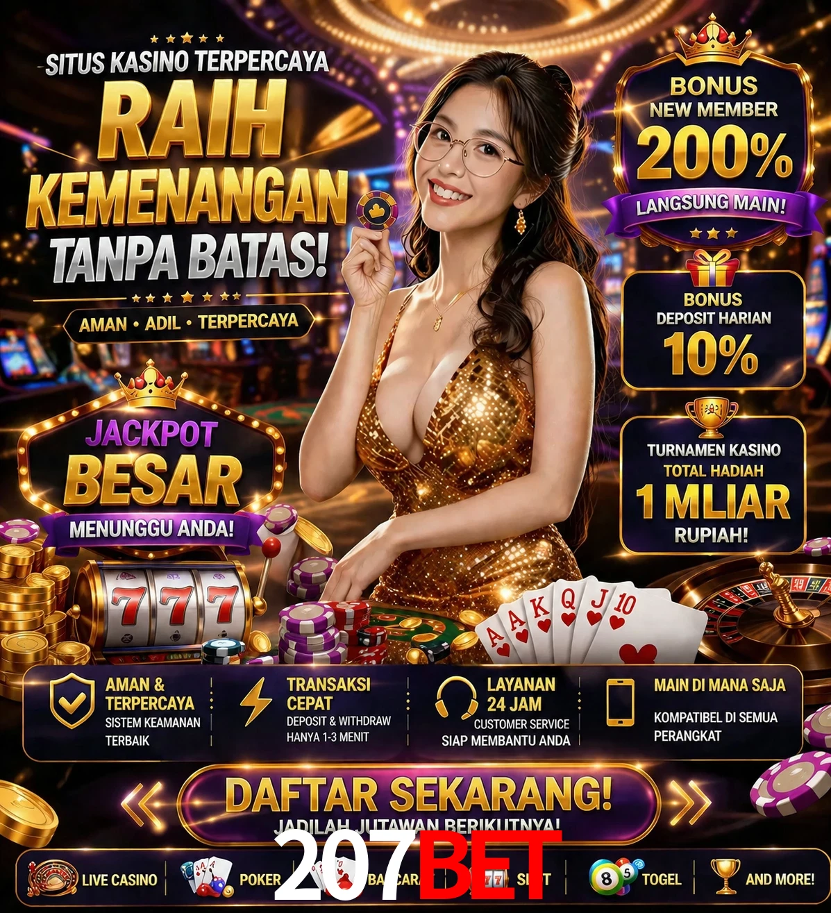 Roleta e blackjack 207bet