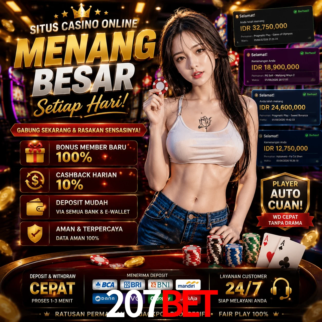 207bet slots no app
